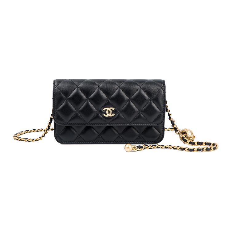 

CHANEL Овчинная сумка через плечо, женская черная Crossbody Bag