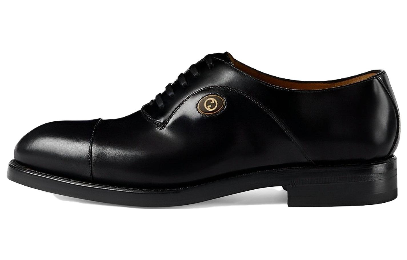 

GUCCI Туфли мужские низкие, черные