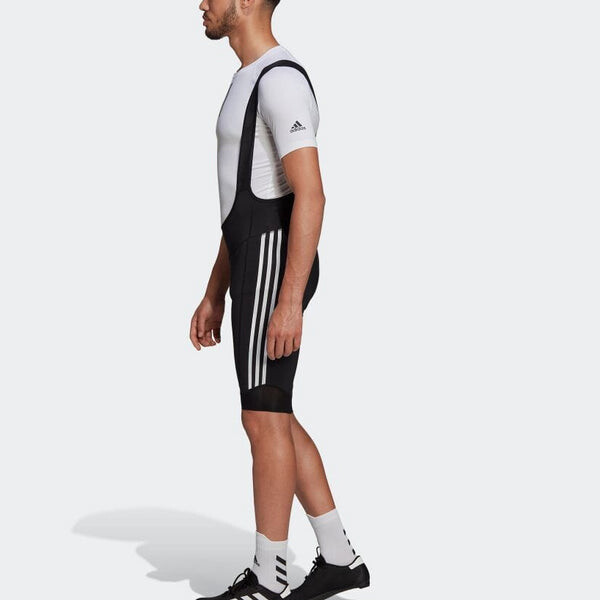 Шорты men's solid color side stripe logo shorts black Adidas, мультиколор — фото 4