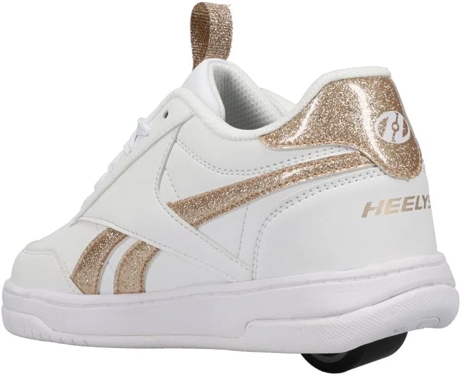 Кроссовки Heelys Reebok Cl Court Low (Little Kid/Big Kid/Adult) Unisex-Erwachsene Schuhe mit Rollabsatz, White — фото 3