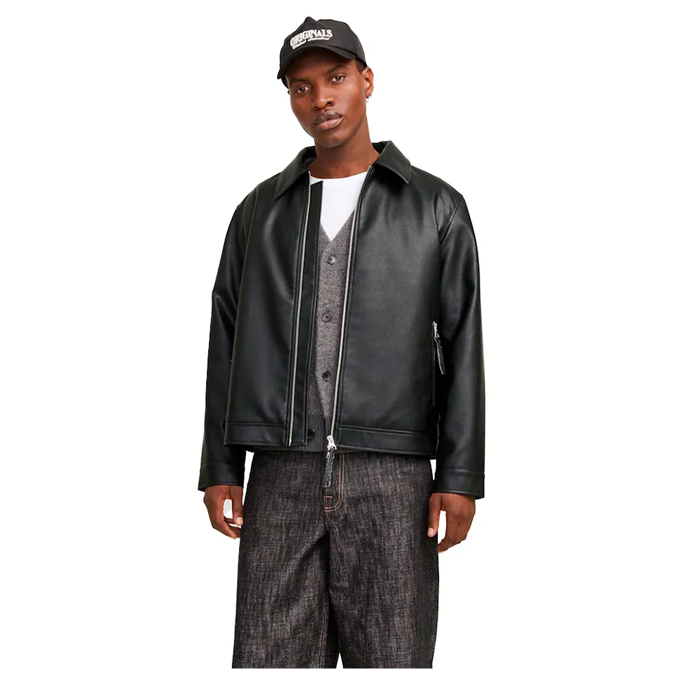 

Куртка Jack & Jones Austin leather, черный
