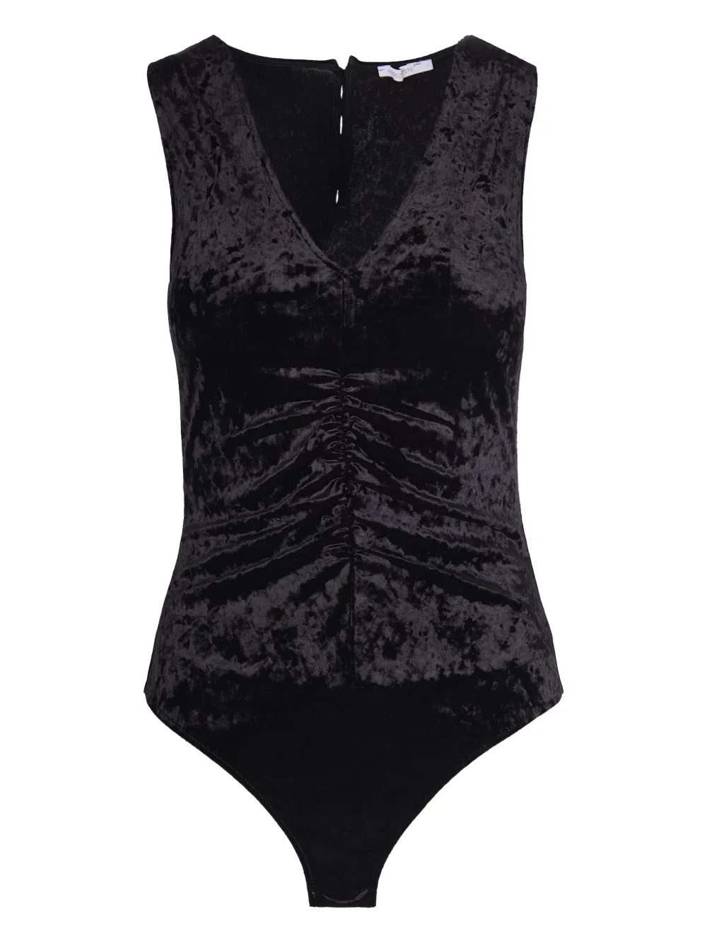 

Топ с сборками Patrizia Pepe, черный