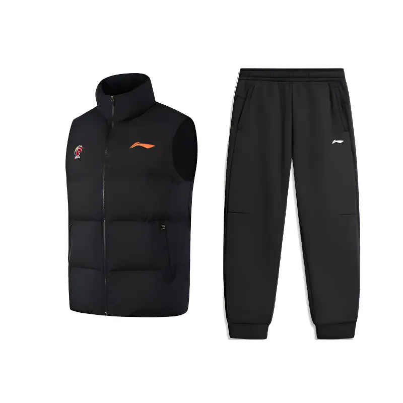 

Повседневная спортивная одежда Li Ning, унисекс, set (черный vest+черный pants)