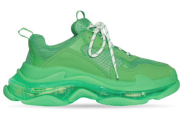 Кроссовки triple s sneaker 'clear sole green' Balenciaga, зеленый — фото 2