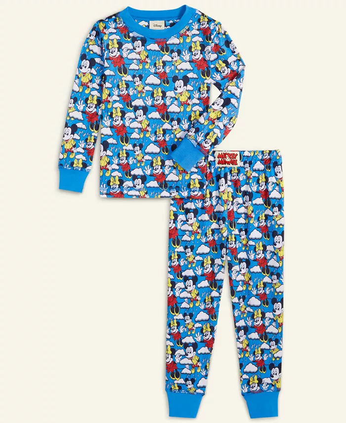 

Детские пижамы 2T-4T с Микки Маусом и Минни Маус в виде воздушных шаров на параде, вязаные Disney | Macy'S