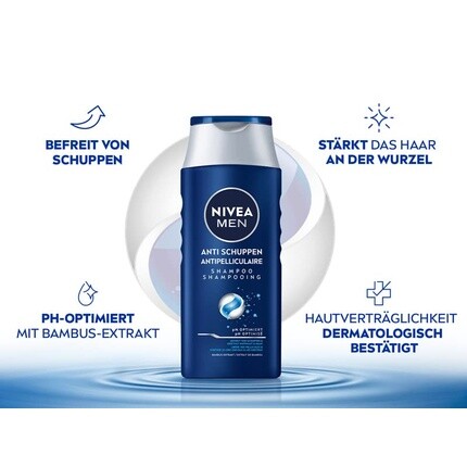 Мужской шампунь против перхоти 250мл, Nivea — фото 2
