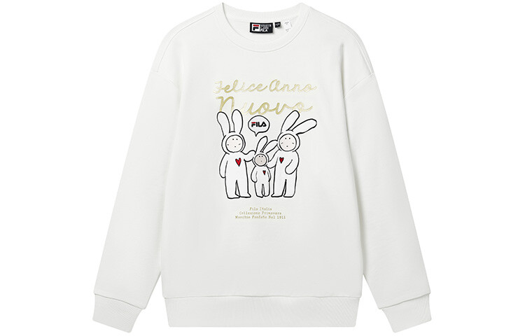 

Толстовка CNY X Buer Rabbit унисекс Cloud White Fila, цвет Cloud White