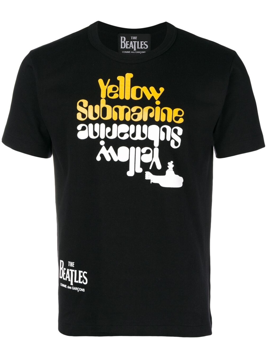

The Beatles X Comme Des Garçons футболка с принтом текстов песен, черный