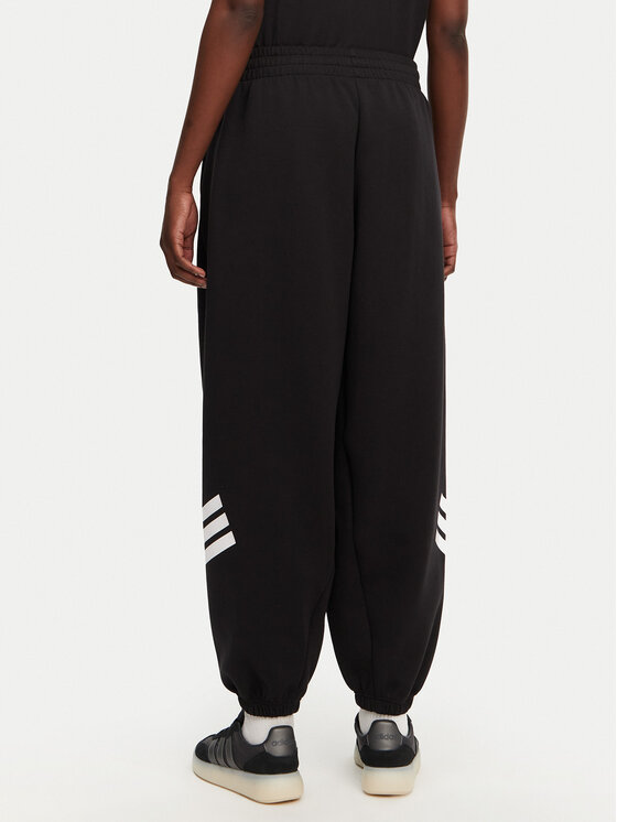 Свободные спортивные штаны Future Icons 3-Stripes Parachute JE0141 Adidas, черный — фото 3