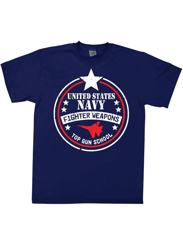 

Футболка School Vintage T-Shirt TOP GUN, синий