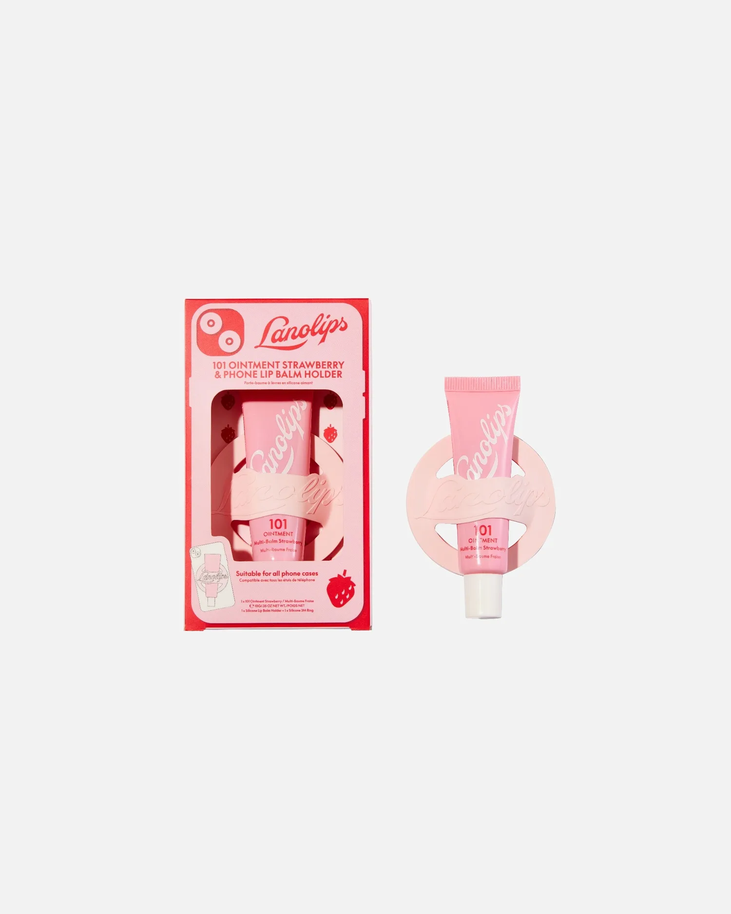 Держатель для бальзама для губ на телефон Lanolips, 1 шт