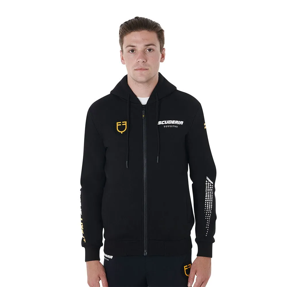 

Толстовка Equestro Scuderia Collection full zip, черный