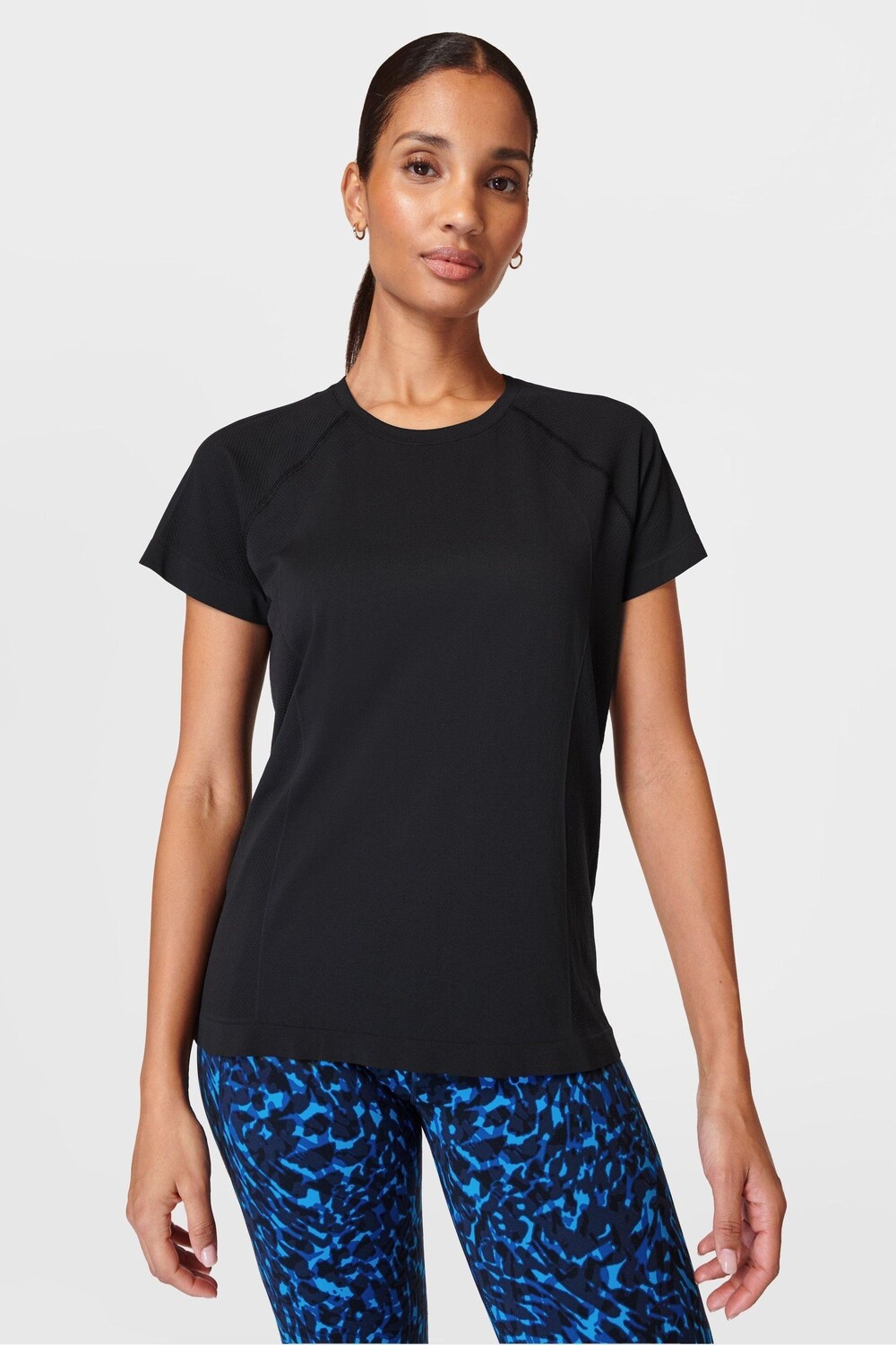 

Футболка Athlete бесшовная полулегкая Sweaty Betty, черный