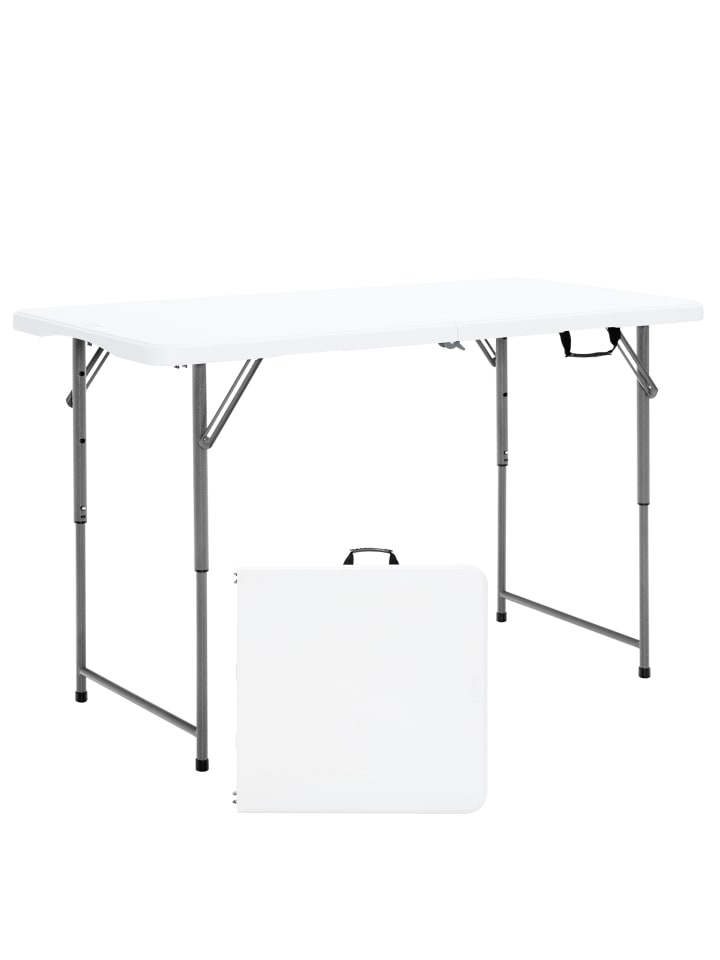 

COSTWAY Складной кемпинговый стол 120 см, белый