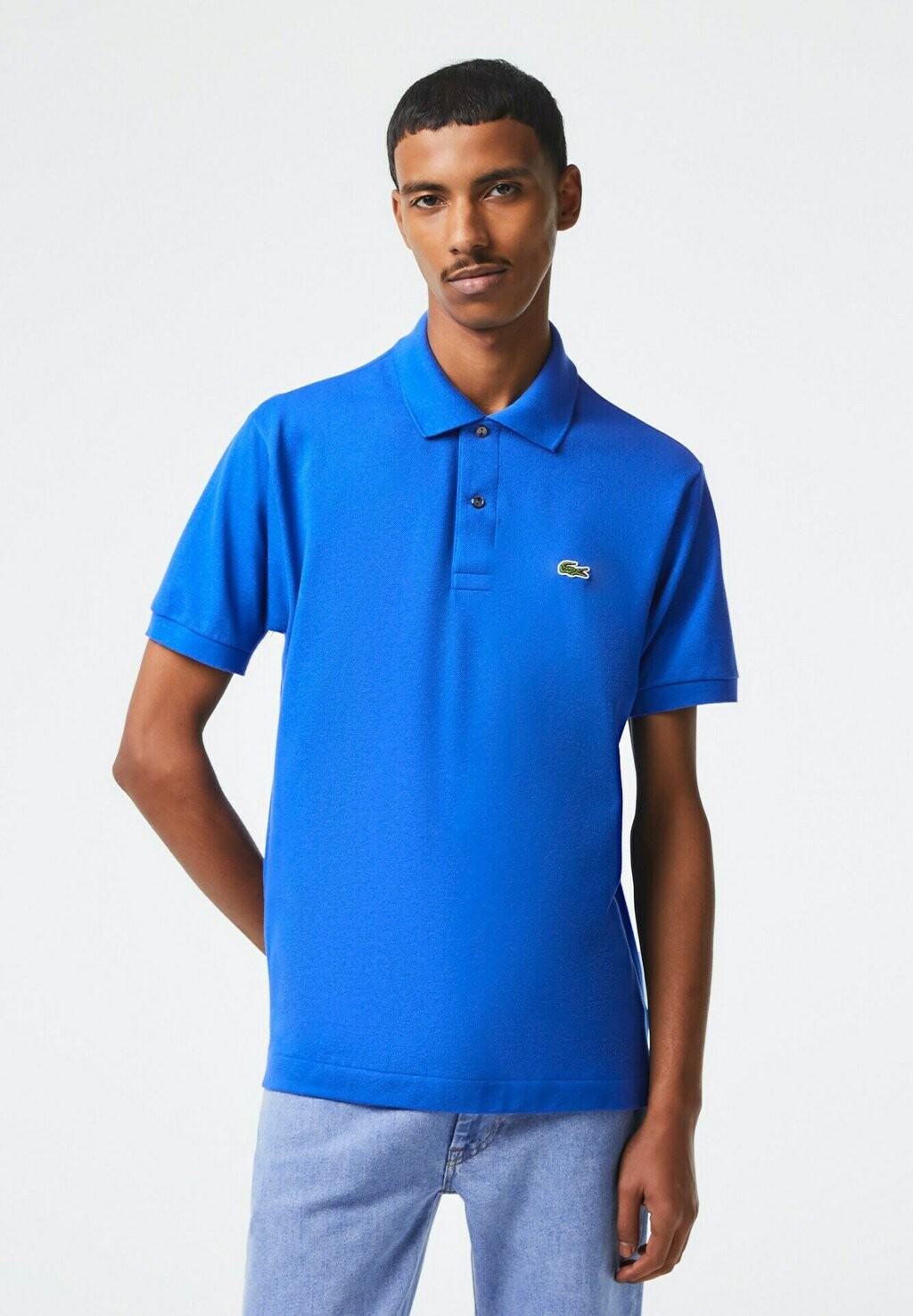

Поло Lacoste, синий