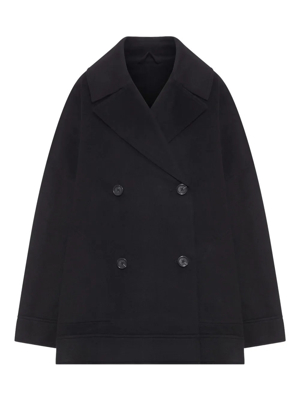 

Двубортный жакет из шерсти Toteme, черный