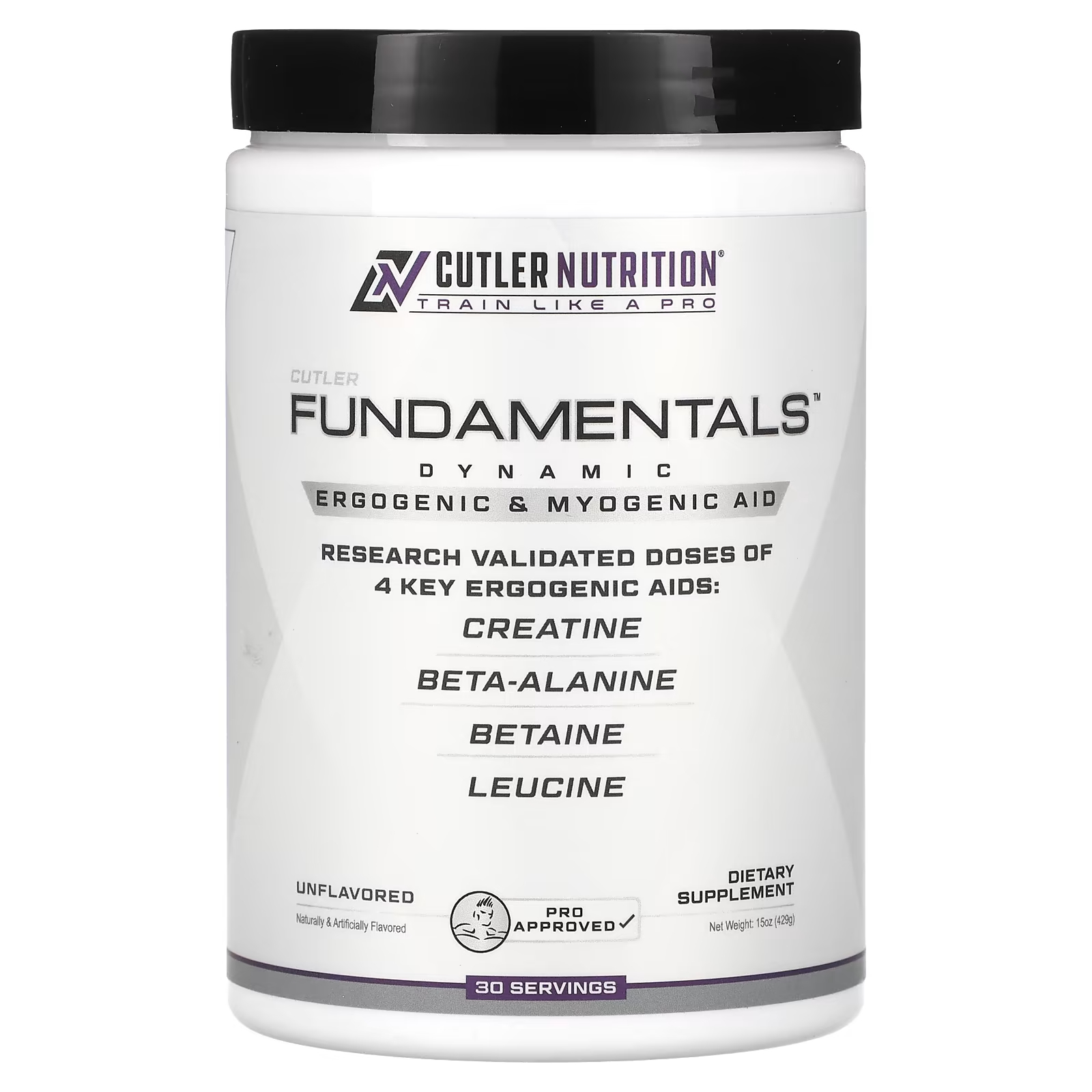 

Добавка Cutler Nutrition Fundamentals Dynamic Ergogenic & Myogenic Aid, 429 г