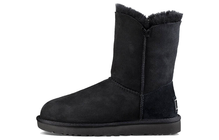 Угги женские UGG Classic Bling Button, черный