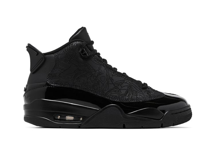 

Кроссовки Air Jordan Dub Zero GS 'Triple Black', черный