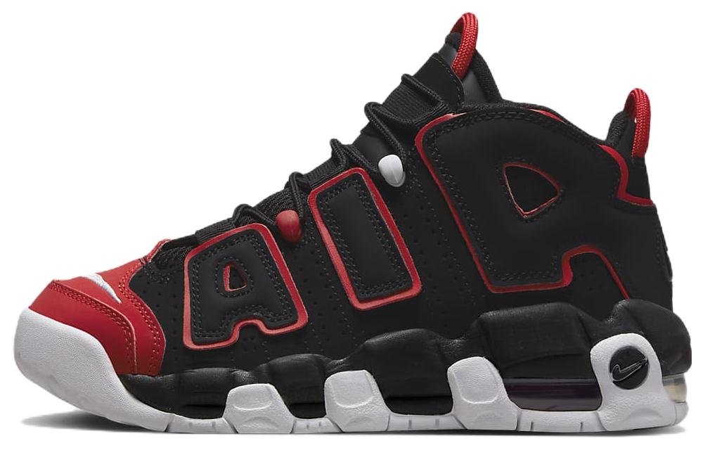 

Кроссовки Nike Air More Uptempo 96 с красным носком (GS), Красный;черный, Кроссовки Nike Air More Uptempo 96 с красным носком (GS)