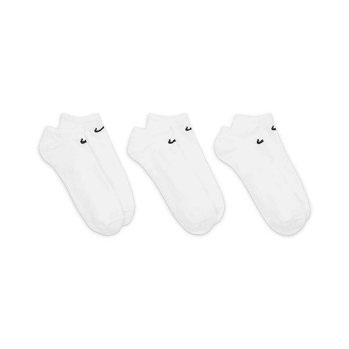 Носки Everday Lightweight No-Show Socks (3 PAIRS) Nike, цвет Weiß/Schwarz — фото 4