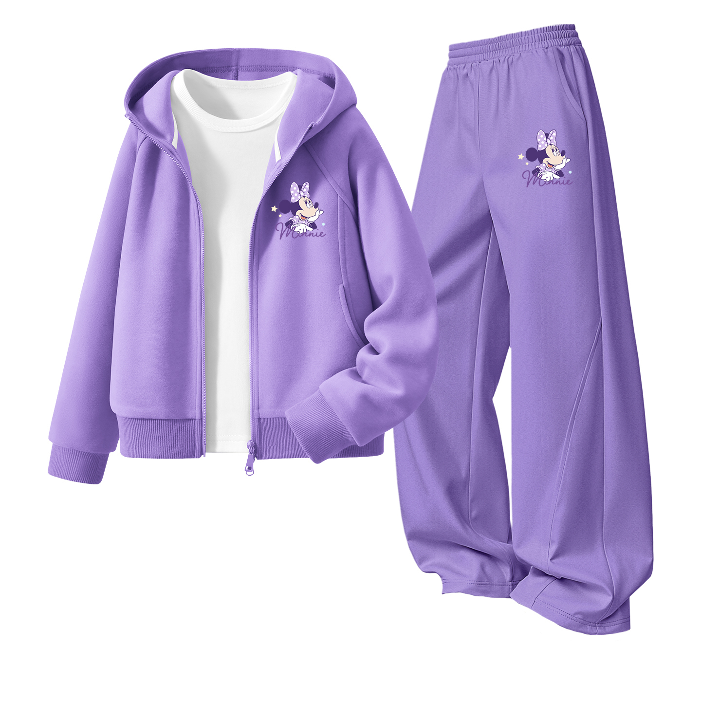 

Детская повседневная спортивная одежда Disney, фиолетовый