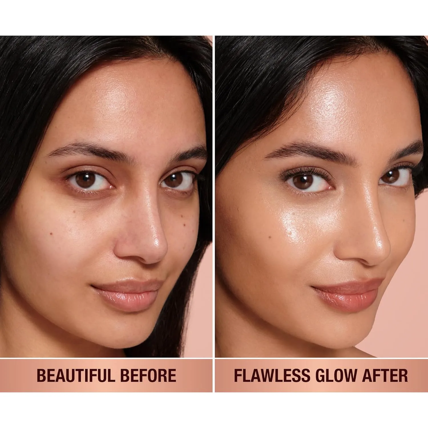 Charlotte Tilbury Hollywood Flawless Filter - Многофункциональная база под макияж, усилитель тона и жидкий хайлайтер с легким покрытием для разглаживания и сглаживания кожи, 4.5 Medium - Golden beige shade for medium skin tones — фото 2