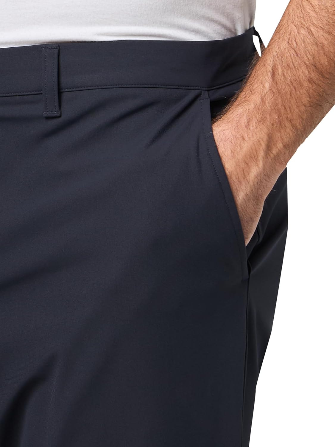 Брюки Lacoste Slim Fit Stretch Chino, мужские, Abysm Black — фото 3