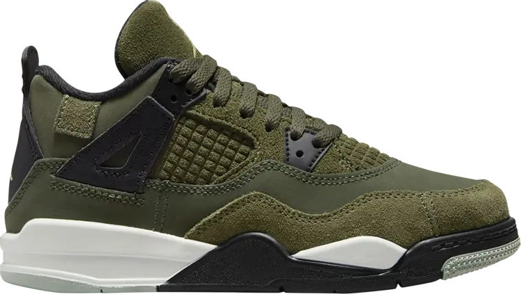 

Кроссовки Air Jordan 4 Retro SE PS 'Craft - Olive', зеленый