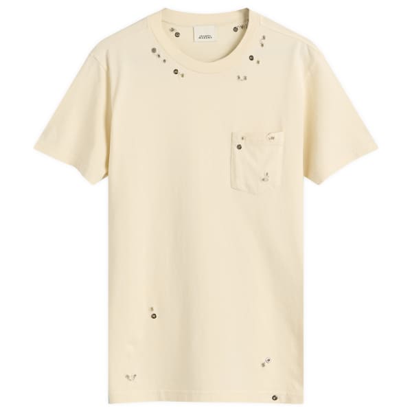 

Футболка с пирсингом Yazrane Isabel Marant, экрю