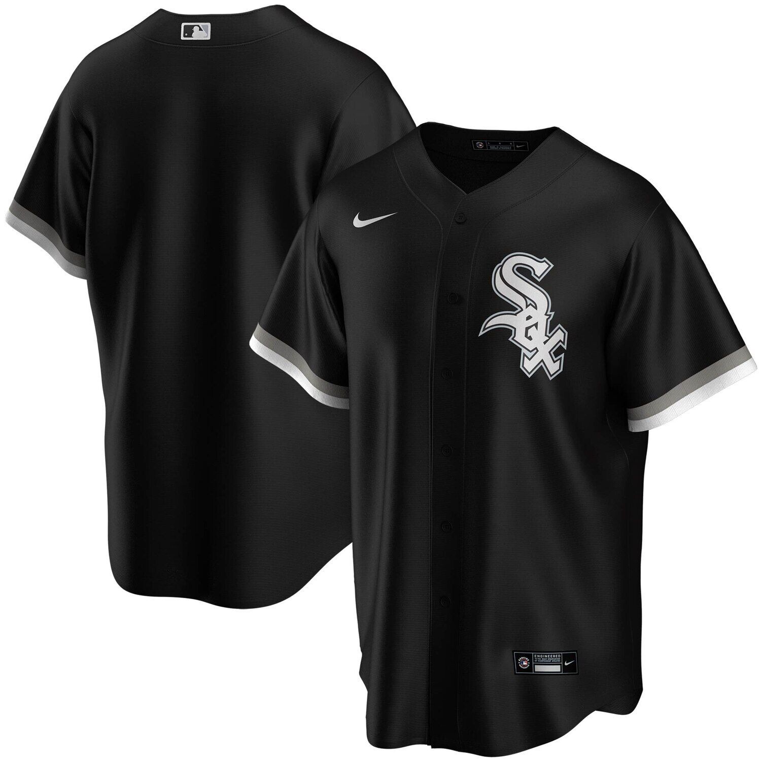 

Мужская черная футболка Nike Chicago White Sox Альтернативная реплика команды, Черный, Мужская черная футболка Nike Chicago White Sox Альтернативная реплика команды
