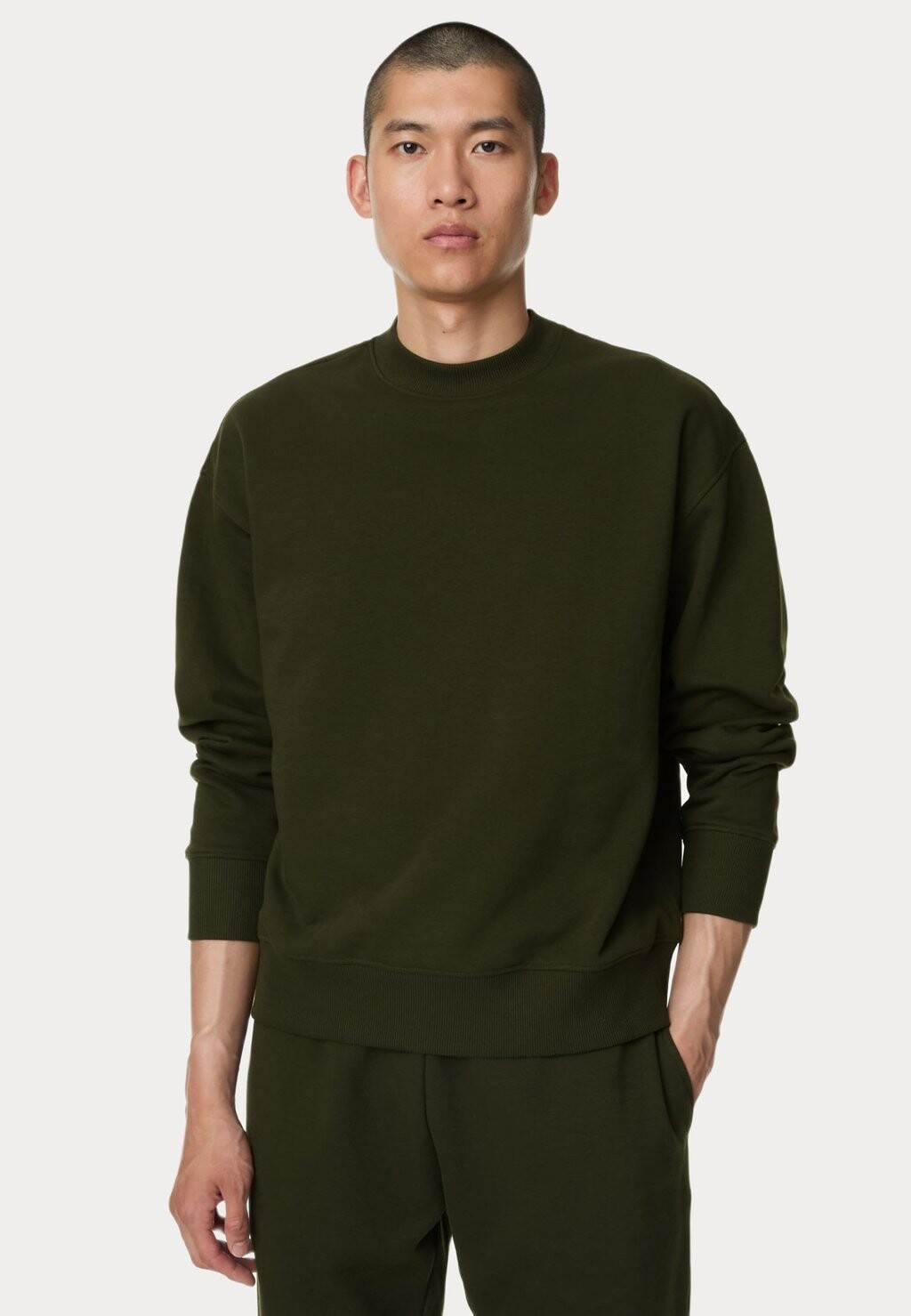 

Толстовка CREW NECK Marks & Spencer, хаки