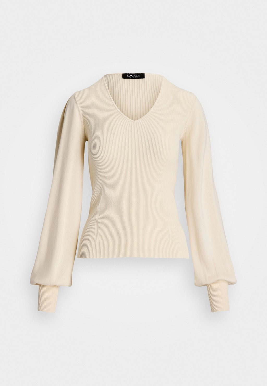 

Джемпер COTTON BLEND BLOUSON SLEEVE SWEATER Lauren Ralph Lauren, кремовый