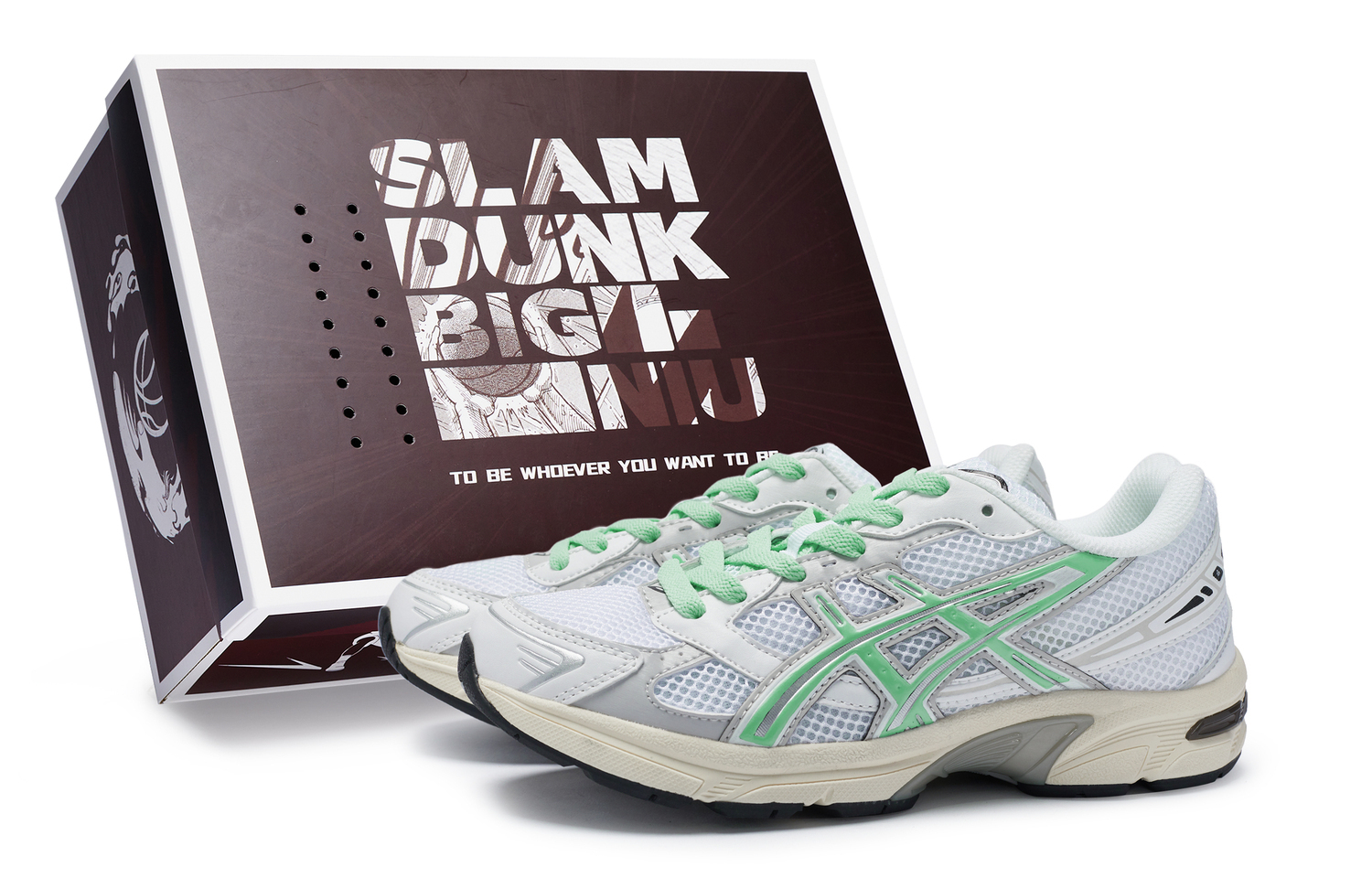 ASICS Gel-1130 Амортизирующие износостойкие низкие кроссовки для бега унисекс белый серый зеленый, цвет White Gray Green — фото 2