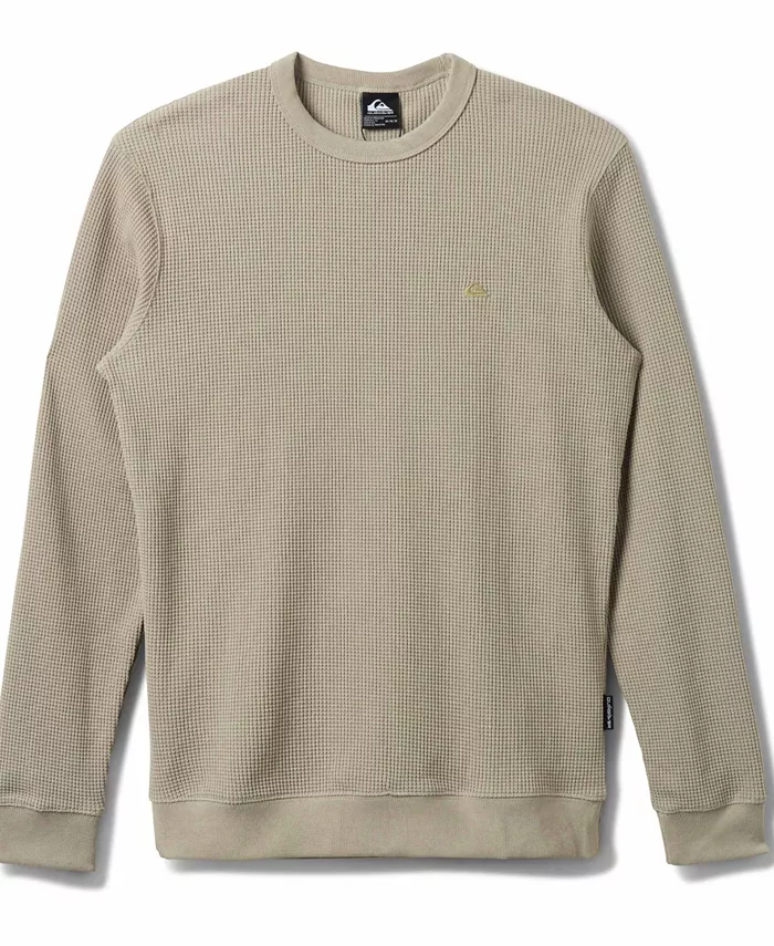 

Мужская футболка с длинным рукавом Flanders Waffle Crew Quiksilver, коричневый/бежевый