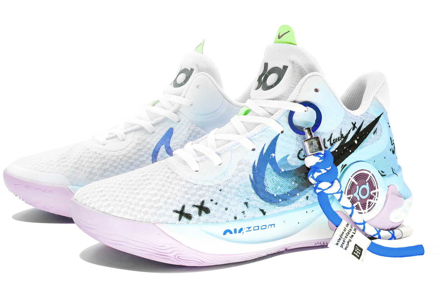

Мужские баскетбольные кроссовки Nike KD Trey 5 IX Vintage, Moonshine milk blue
