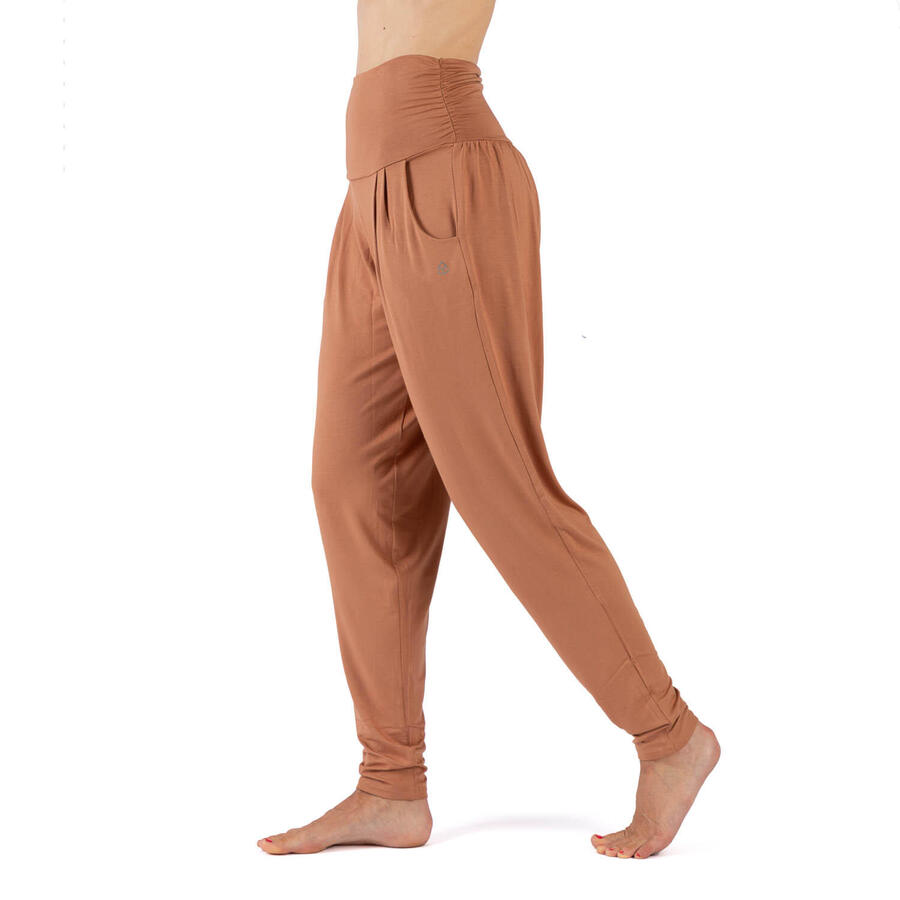 

Свободные брюки Yamadhi Yoga Pants, коричневый ирис S