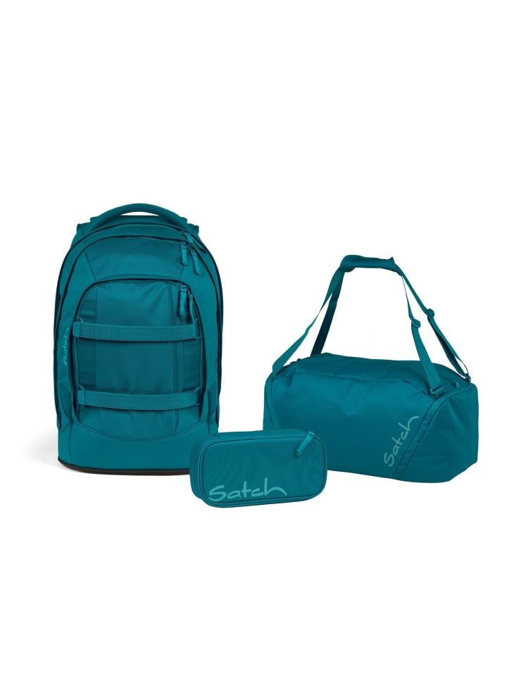 

Satch Набор школьных рюкзаков PACK Deep Petrol, 3 предмета, синий