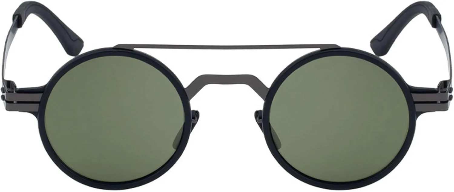 

Ретро поляризованные солнцезащитные очки для женщин и мужчин 2025 года, модные маленькие круглые солнцезащитные очки из металла, дизайн с двойной дужкой mincl, C2