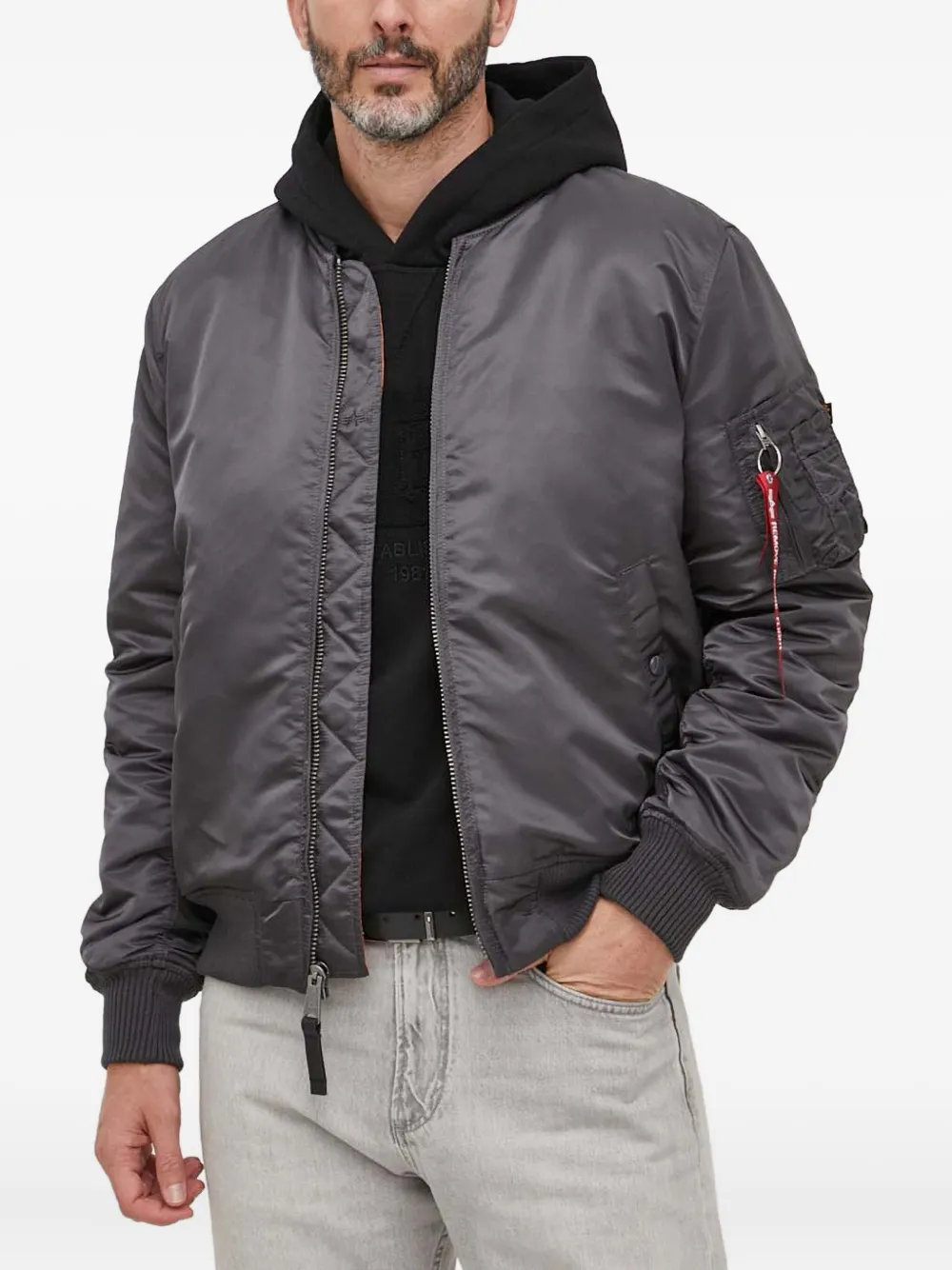 

Бомбер MA-1 VF 59 Vintage Alpha Industries, серый