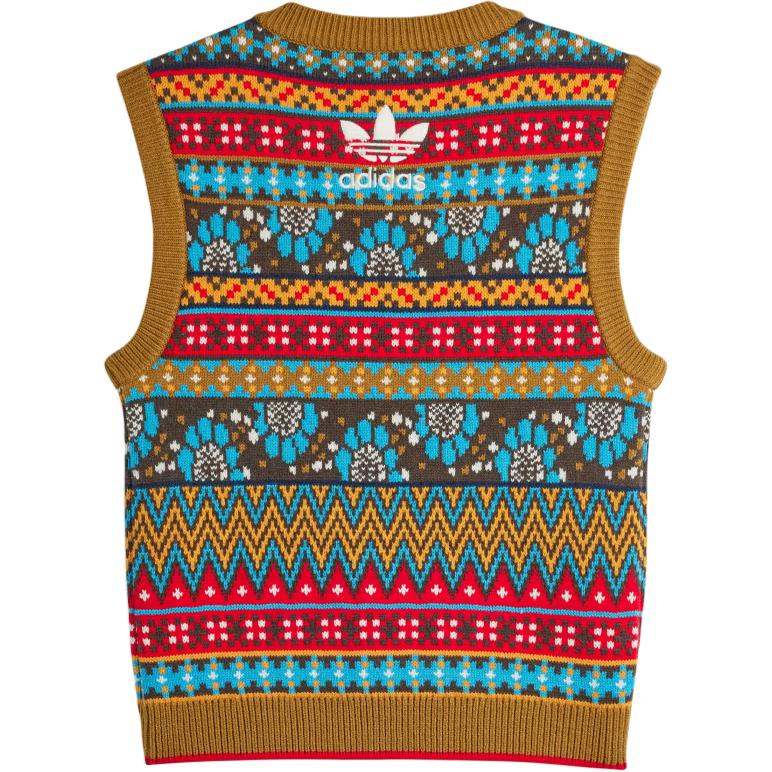 Майка Adidas X Wales Bonner Intarsia knit Vest Adidas Originals, мультиколор — фото 3