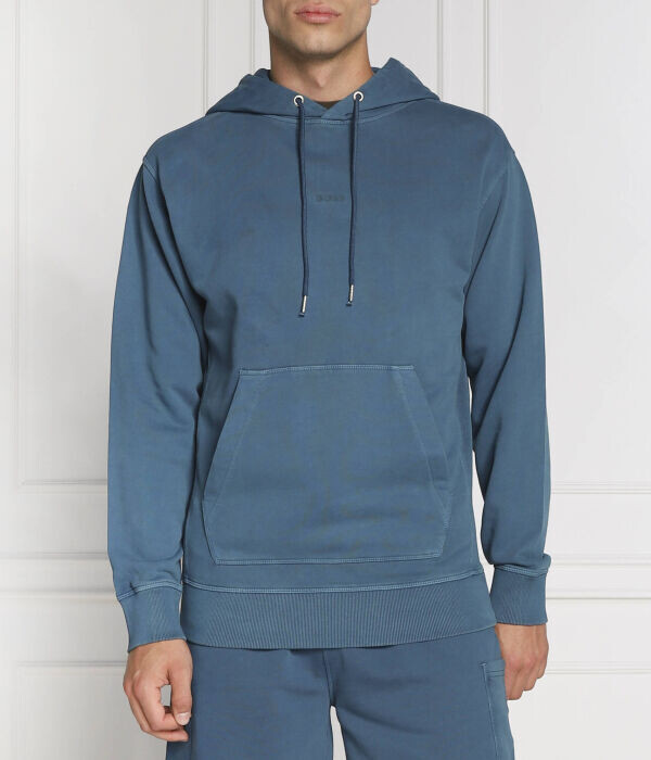 

Толстовка Boss Orange Wefadehoody Regular Fit, синий