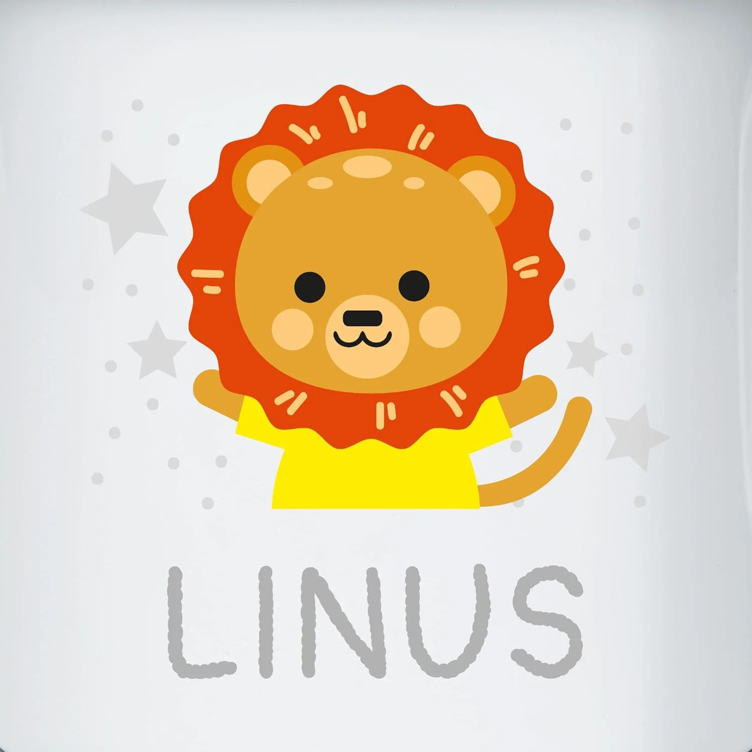 Эмалированная кружка с именем Lion - 300 мл - бело-голубая Geschenk mit Namen personalisiert by Shirtracer — фото 2