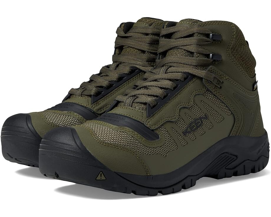 

Ботинки KEEN Utility Reno Mid KBF WP Soft Toe, цвет Dark Olive/Black