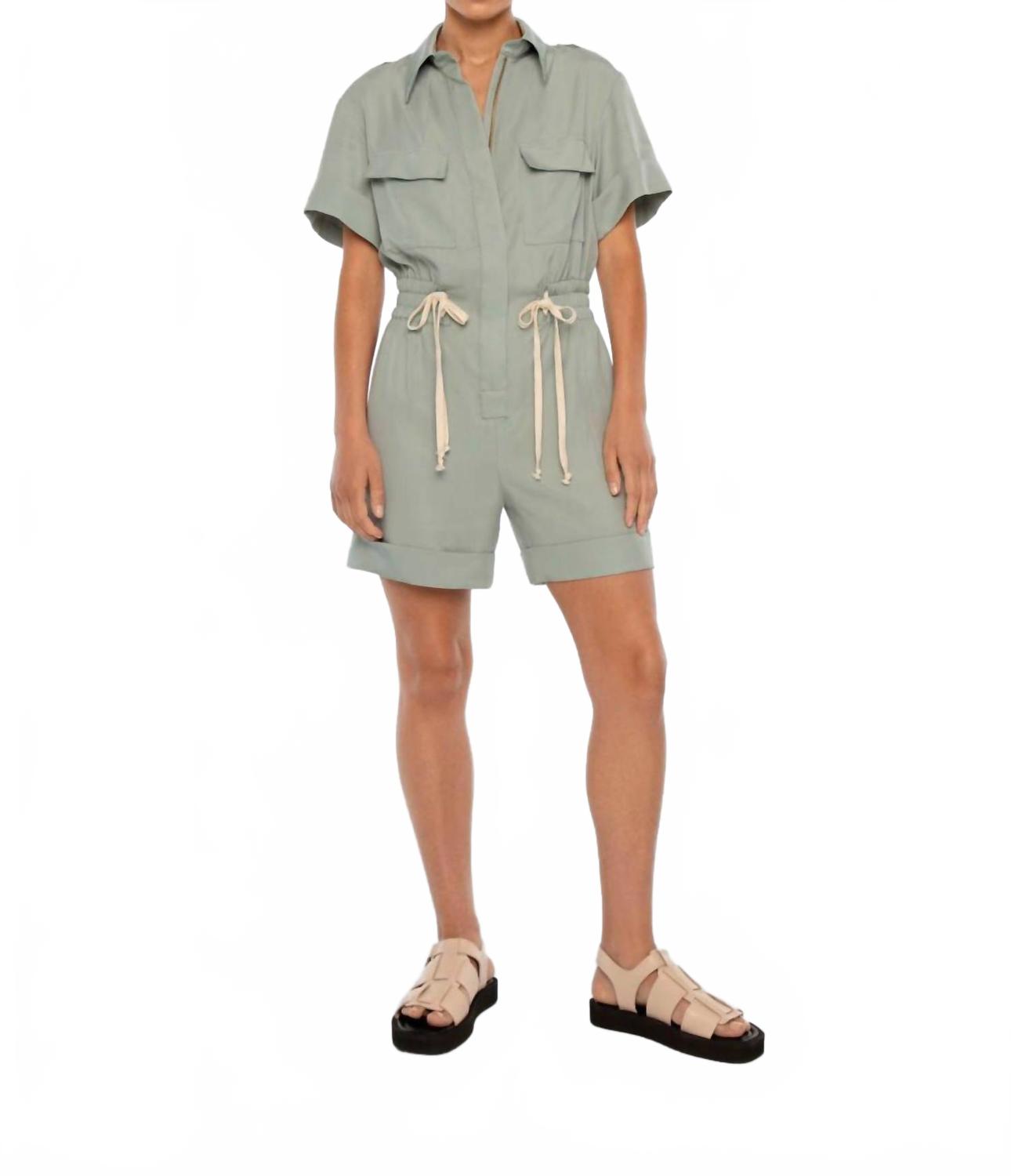 

Технический твиловый комбинезон в тумане Dāl the Label, Mist