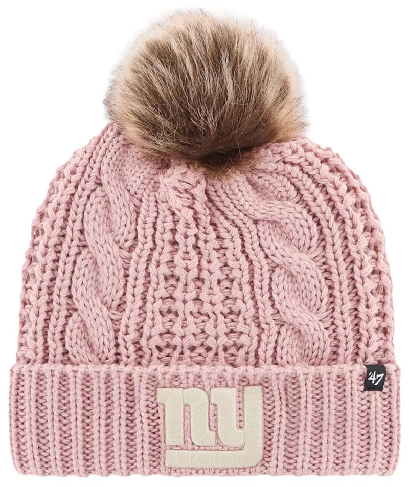 

Женская вязаная шапка с манжетами '47 New York Giants Meeko Dusty Rose