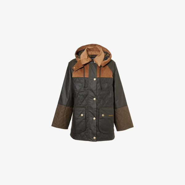 

Имельда куртка с капюшоном из вощеного хлопка Barbour, мультиколор