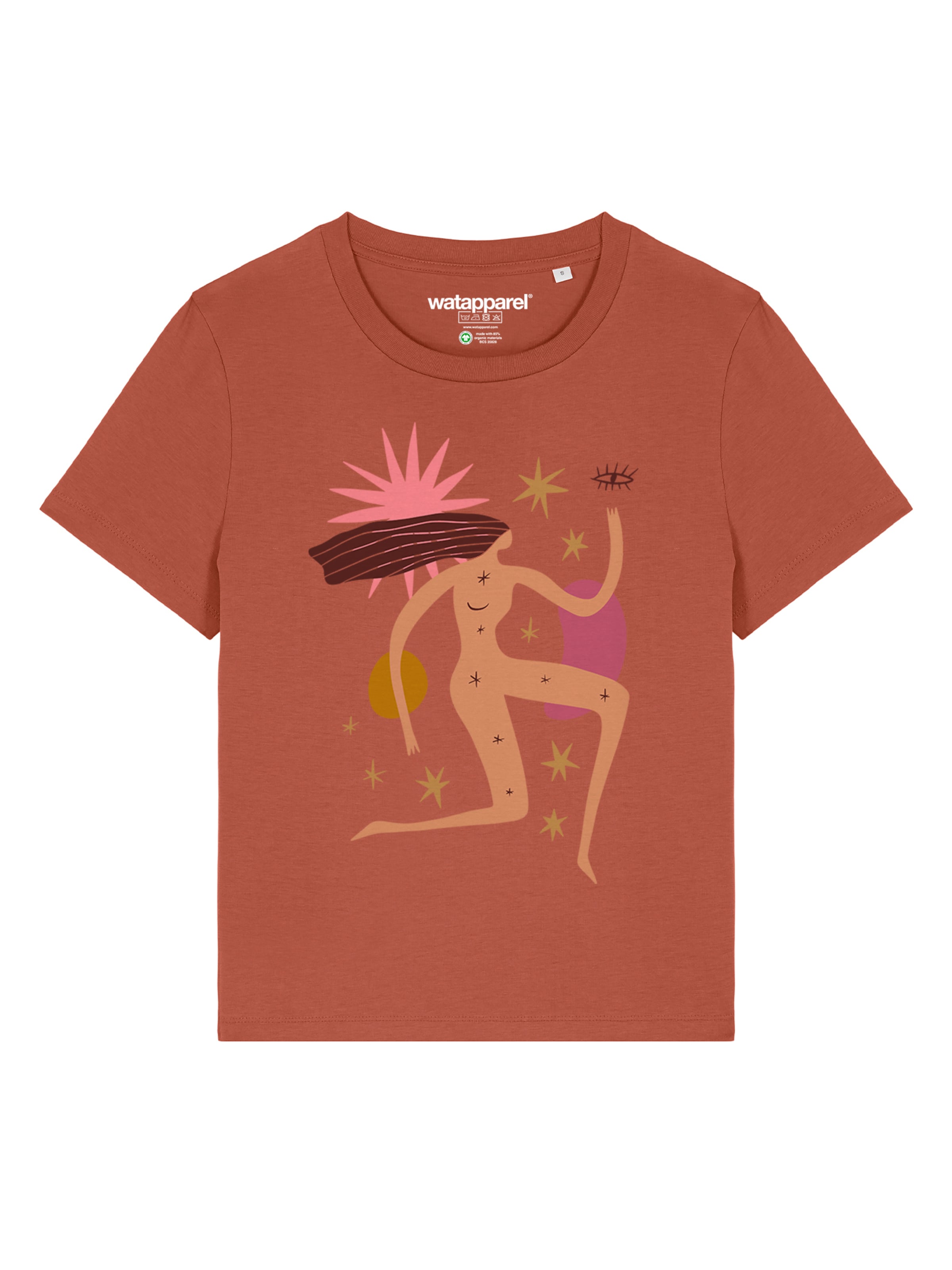 

Watapparel Футболка 'Love And Flex' в цвете Rusty Red, Красный, Watapparel Футболка 'Love And Flex' в цвете Rusty Red