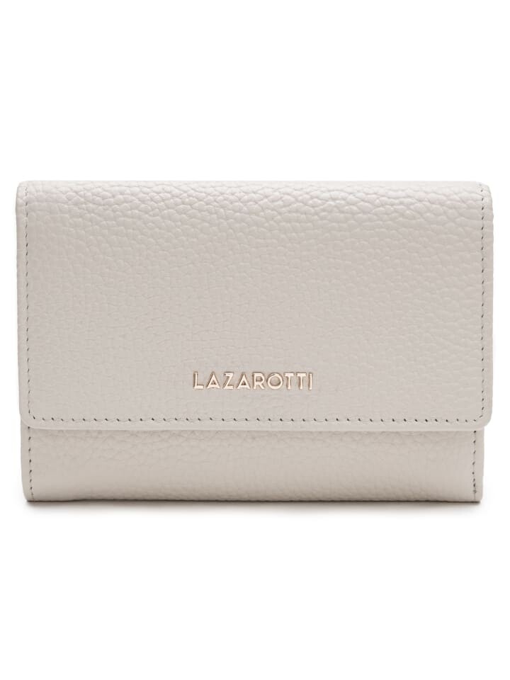 

Кошелек Lazarotti Bologna Leather Geldbörse Leder 14 cm, цвет cream
