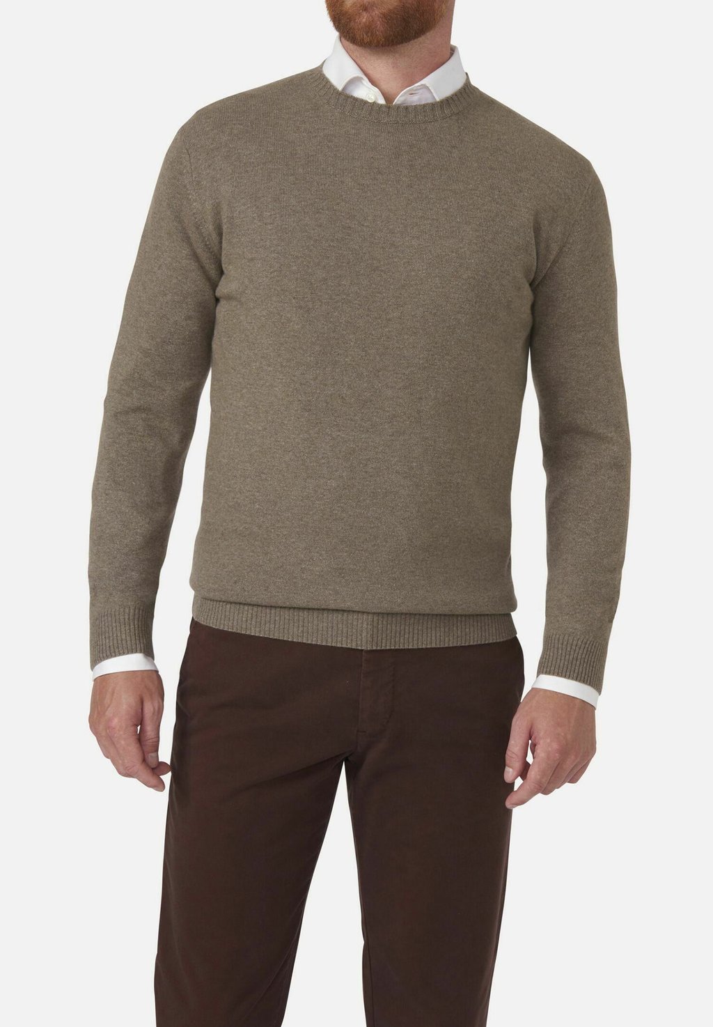 

Свитер VALTER ROUNDNECK Oscar Jacobson, бежевый